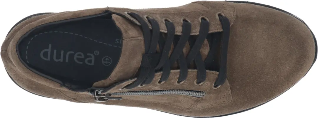Durea 9767 Wijdte K+ Sneakers - donkerbeige - afbeelding 5 van 6