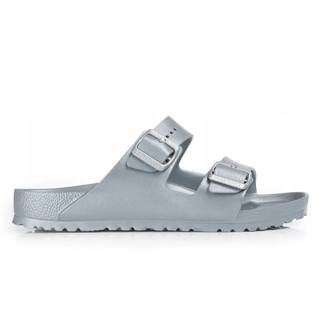 Birkenstock Arizona Slides Zilver - Maat 44 - afbeelding 3 van 6