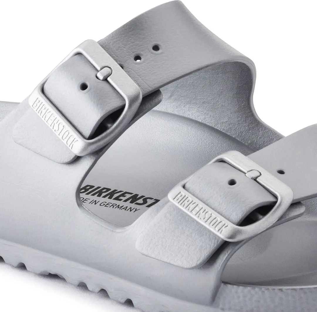 Birkenstock Arizona Slides Zilver - Maat 44 - afbeelding 5 van 6