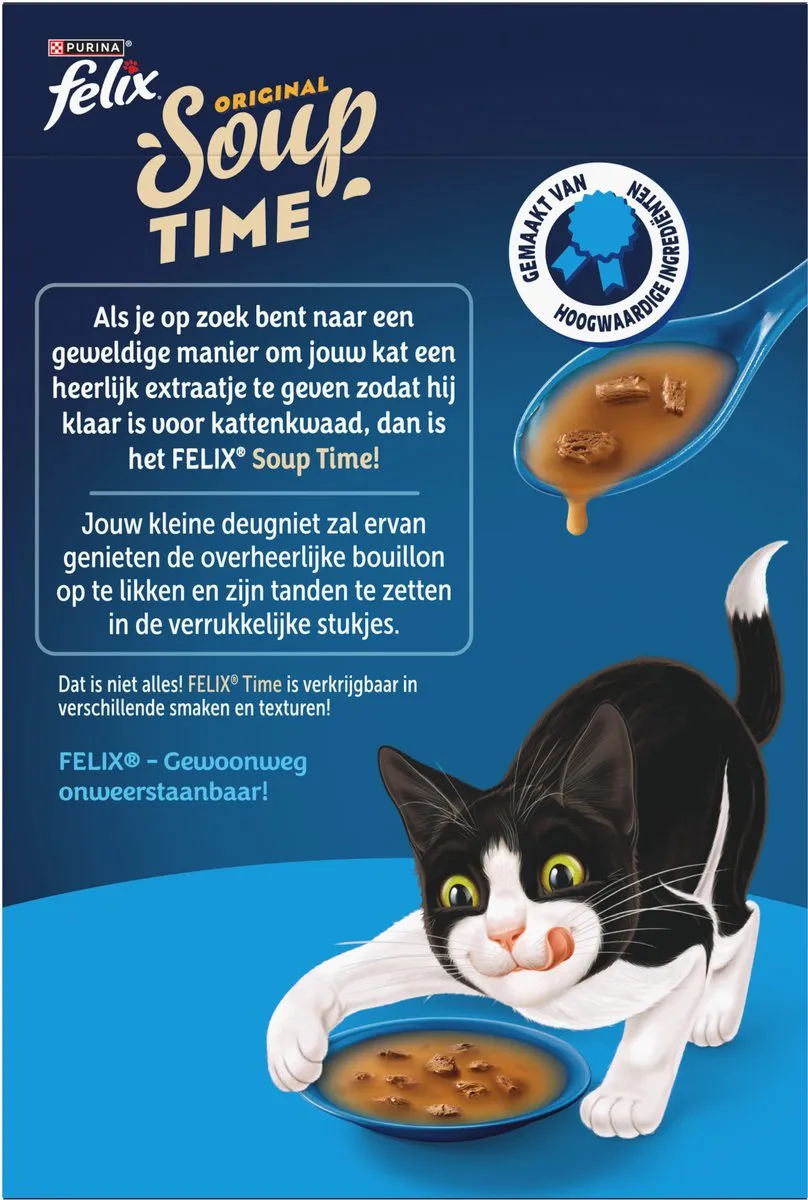 Felix Soup Vis Selectie Natvoer - 48 Stuks