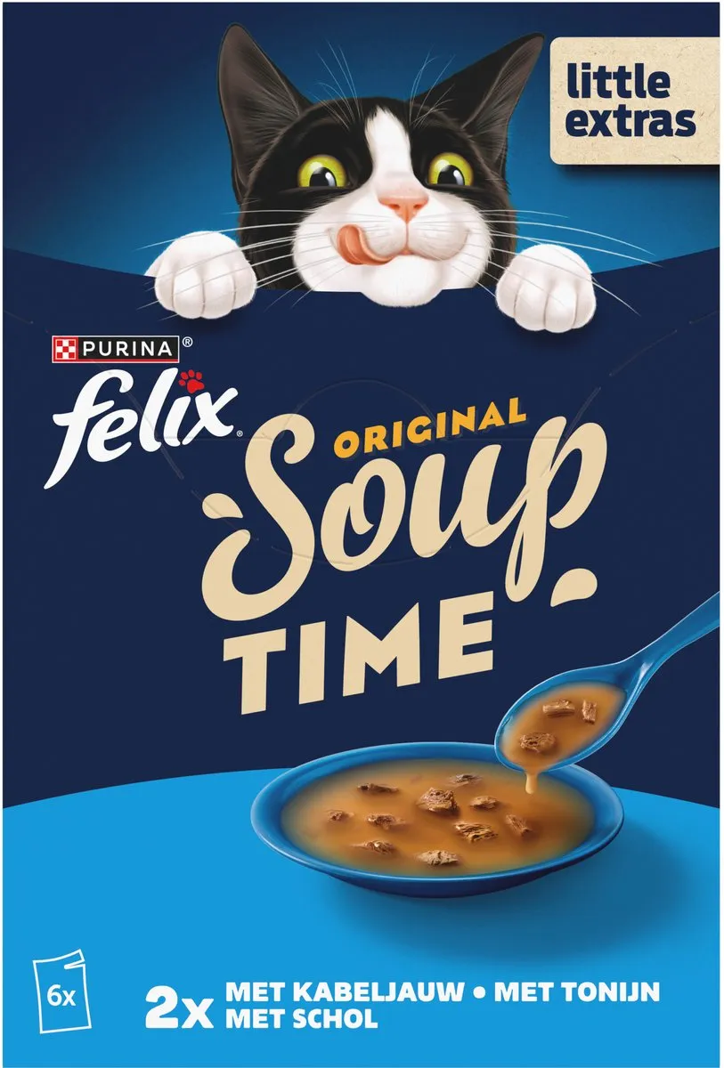 Felix Soup Vis Selectie Natvoer - 48 Stuks