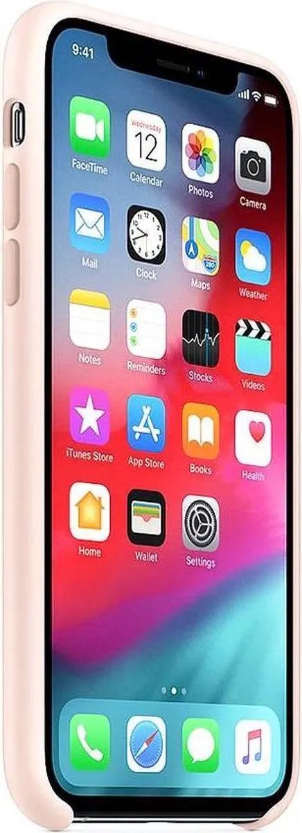 Apple iPhone XS Siliconen Back Cover - Roze - MTF82ZM/A