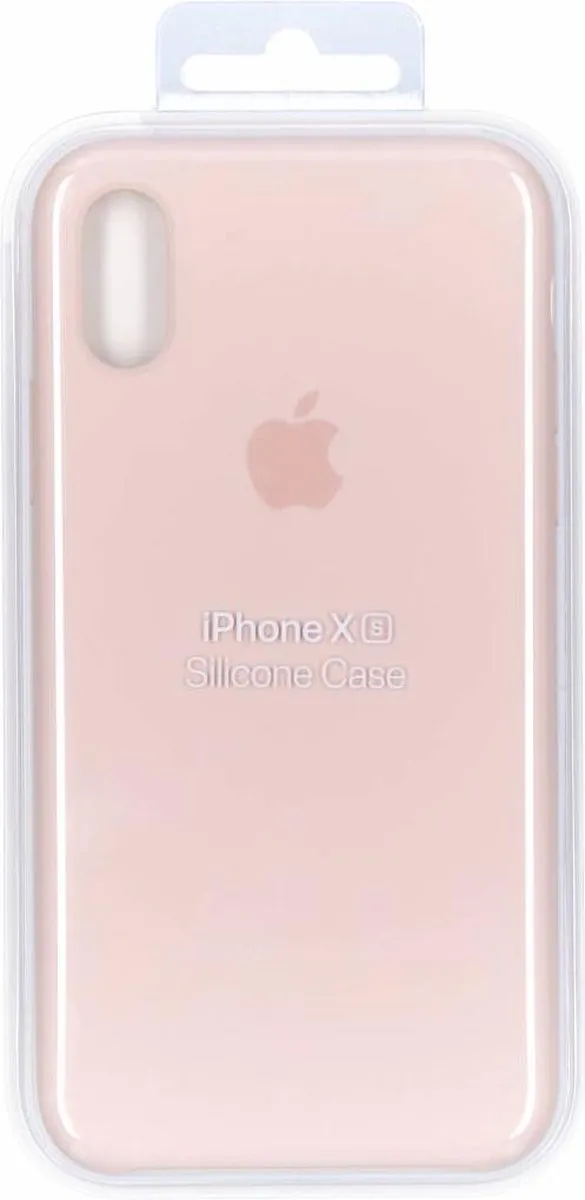 Apple iPhone XS Siliconen Back Cover - Roze - MTF82ZM/A - afbeelding 6 van 6