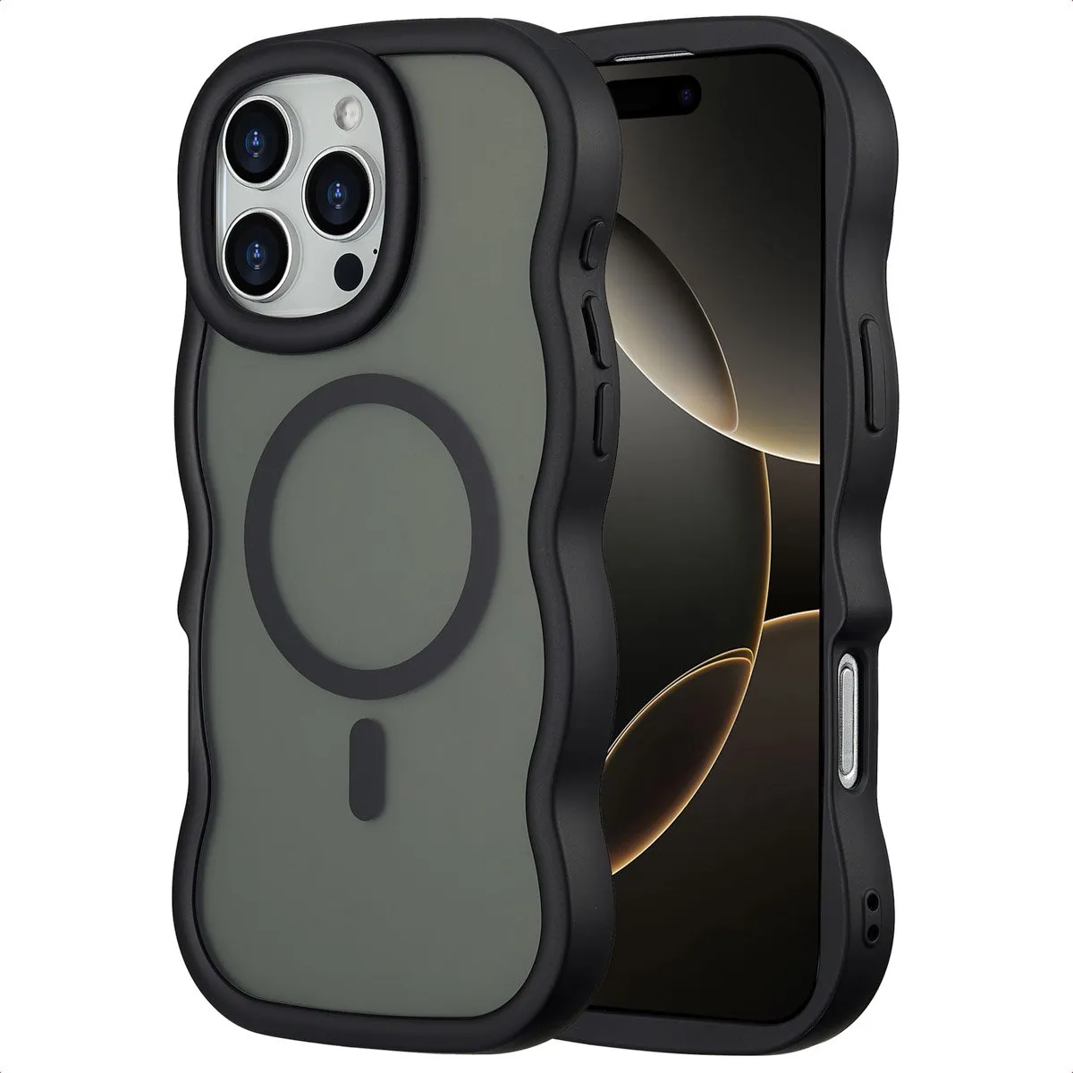 Selencia Wavy Case iPhone 16 Pro Max