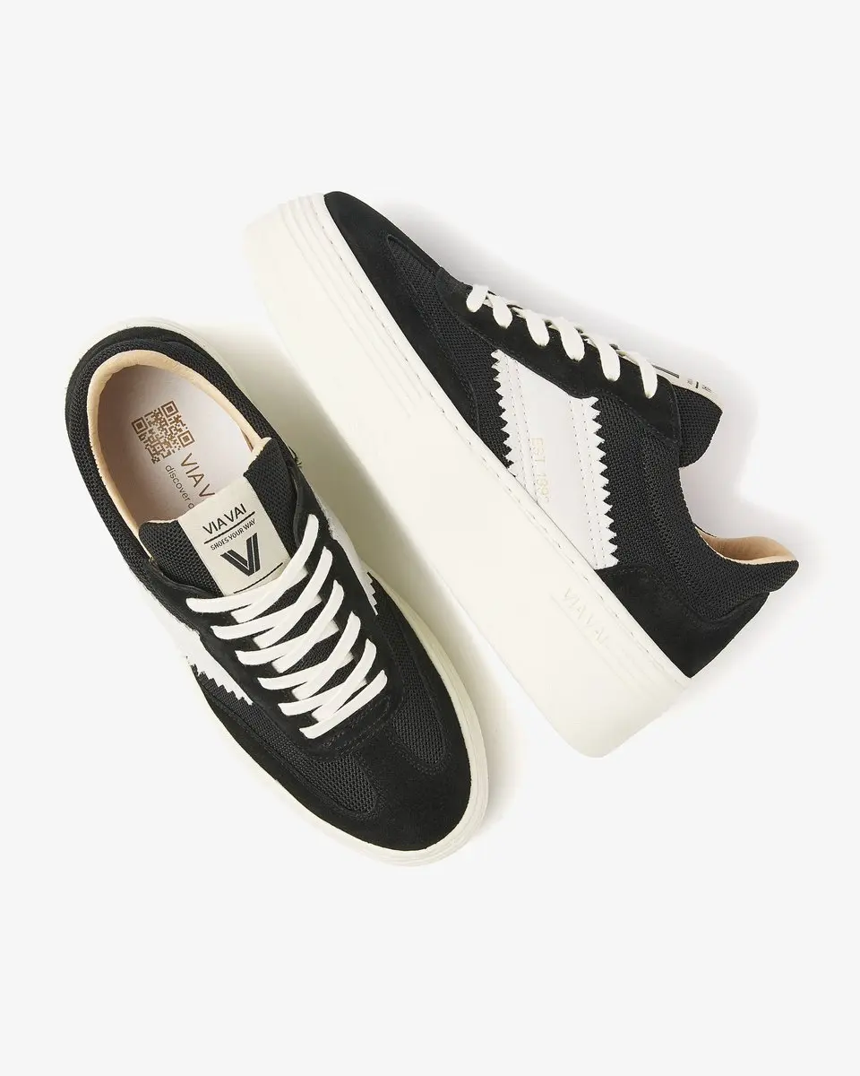 VIA VAI Isa Lou Sneakers 62342 - Zwart - afbeelding 3 van 6