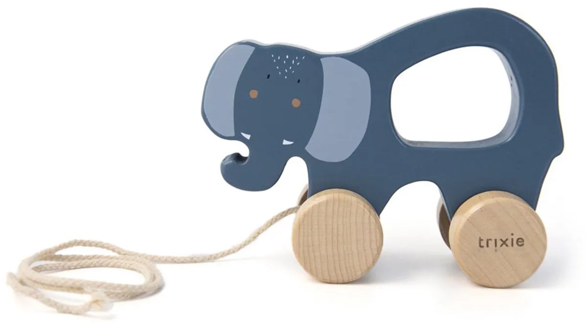 Trixie Houten Trekspeeltje Mrs. Elephant