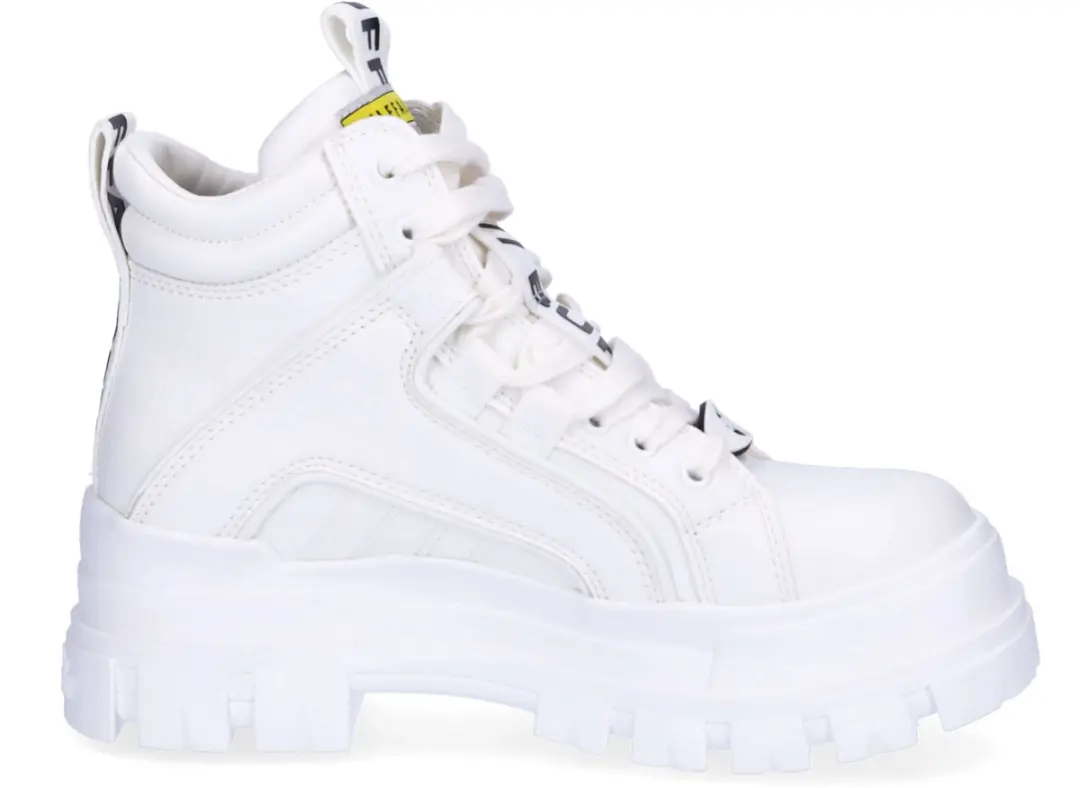 Buffalo Aspha NC Mid Vegan Nappa Dames Sneakers 39 - Wit - afbeelding 4 van 6
