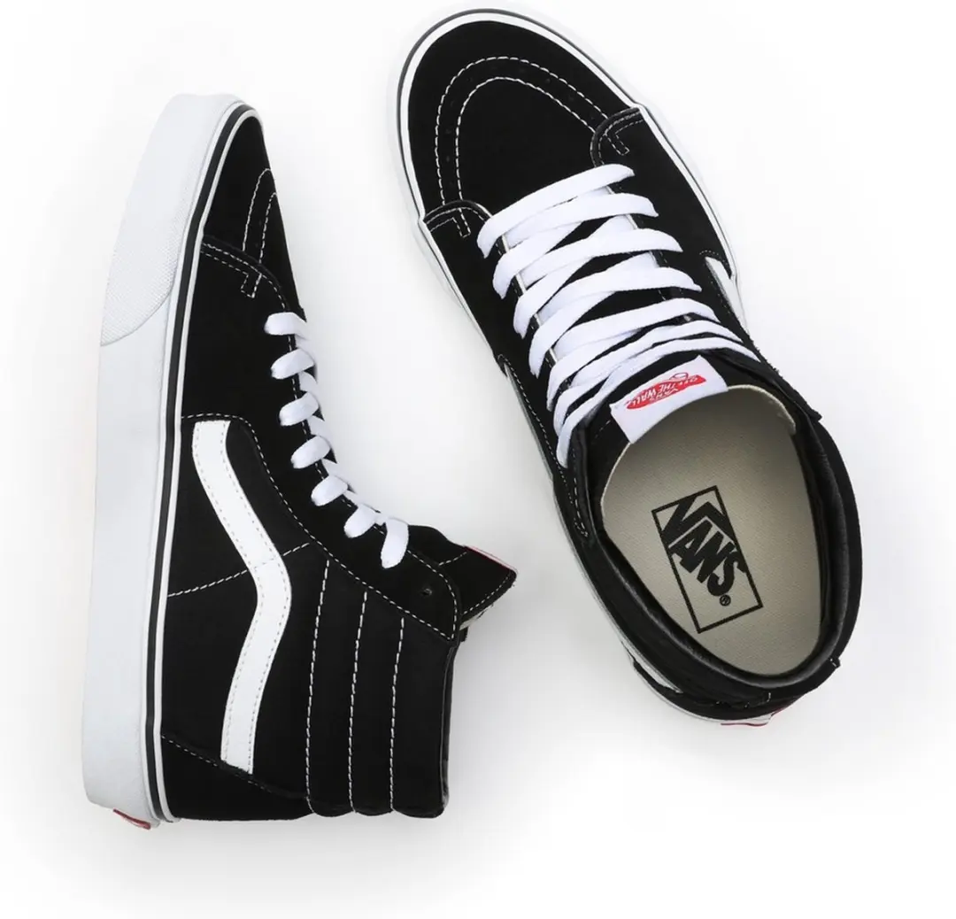 Vans Sk8-Hi Sneakers 44.5 - Zwart/Wit - afbeelding 4 van 6