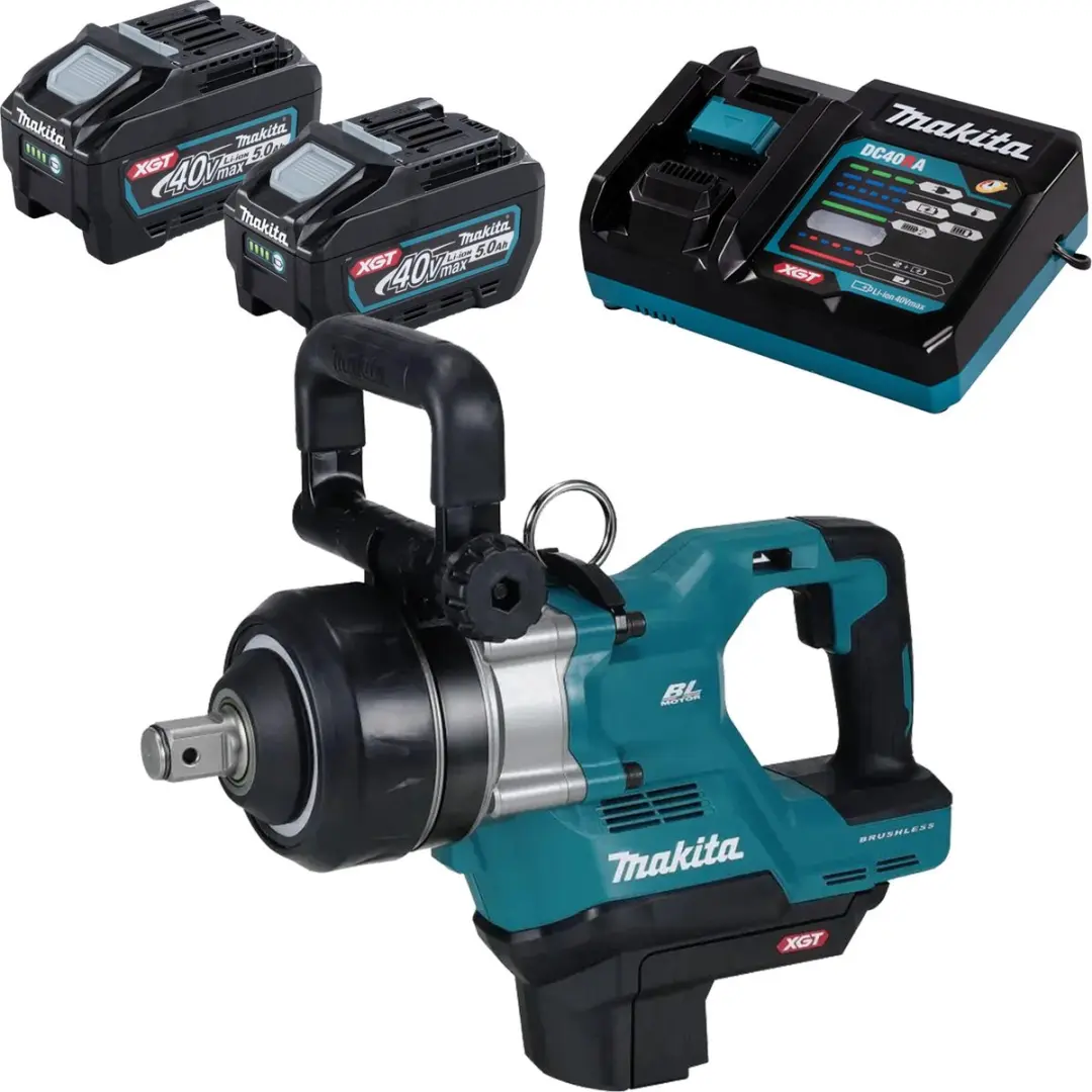 Makita TW009GT201 Accu slagmoersleutel 1 XGT 40 V Max 5.0Ah in koffer