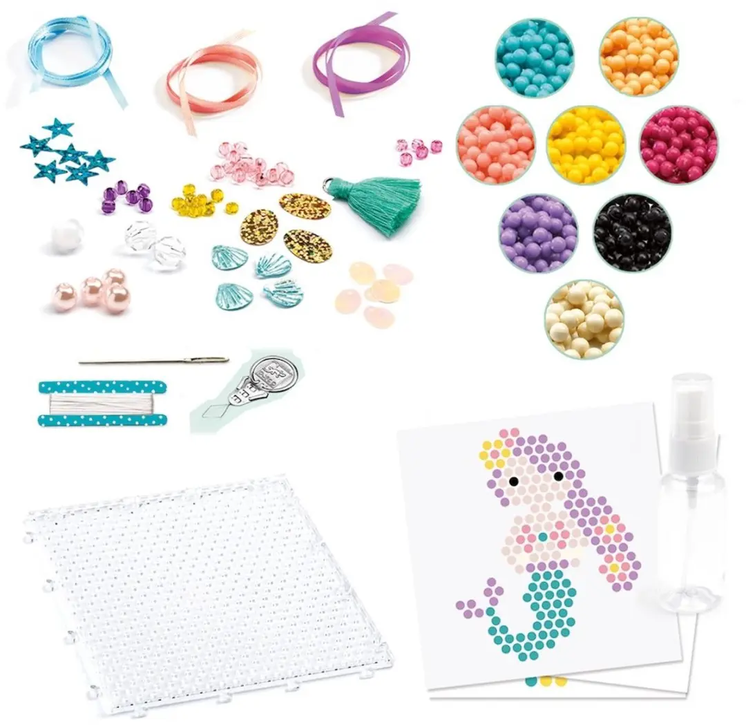 Djeco Aqua Beads Zeedieren Knutselset - afbeelding 6 van 6