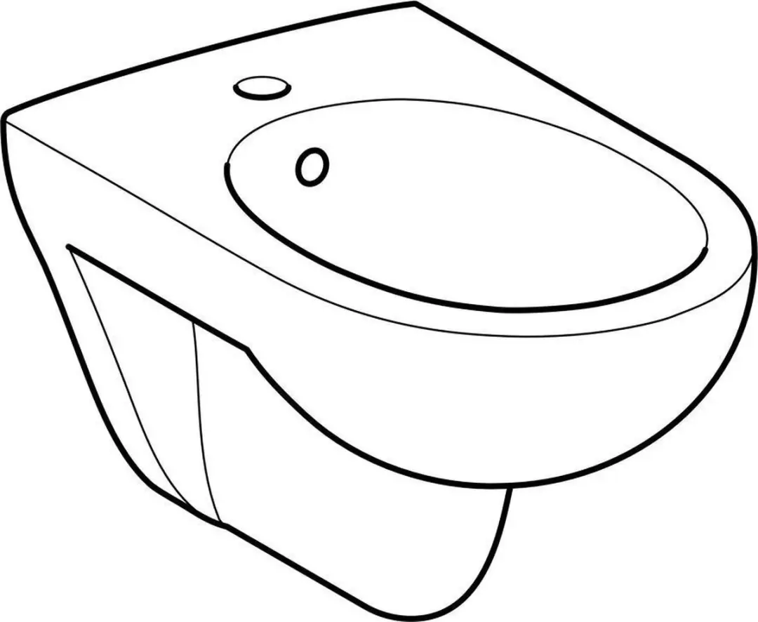 Geberit Renova Wandbidet 233040000 - Wit - afbeelding 2 van 6