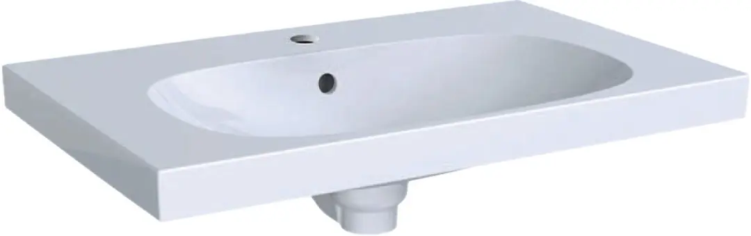 Geberit Acanto Wastafel 75x48cm Wit