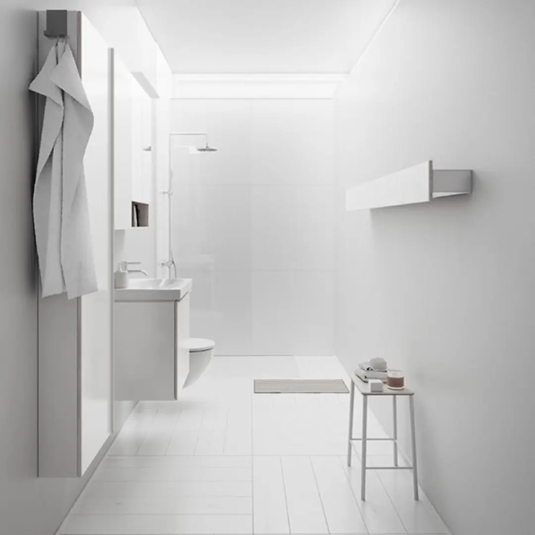 Geberit Acanto Wastafel 75x48cm Wit - afbeelding 4 van 6