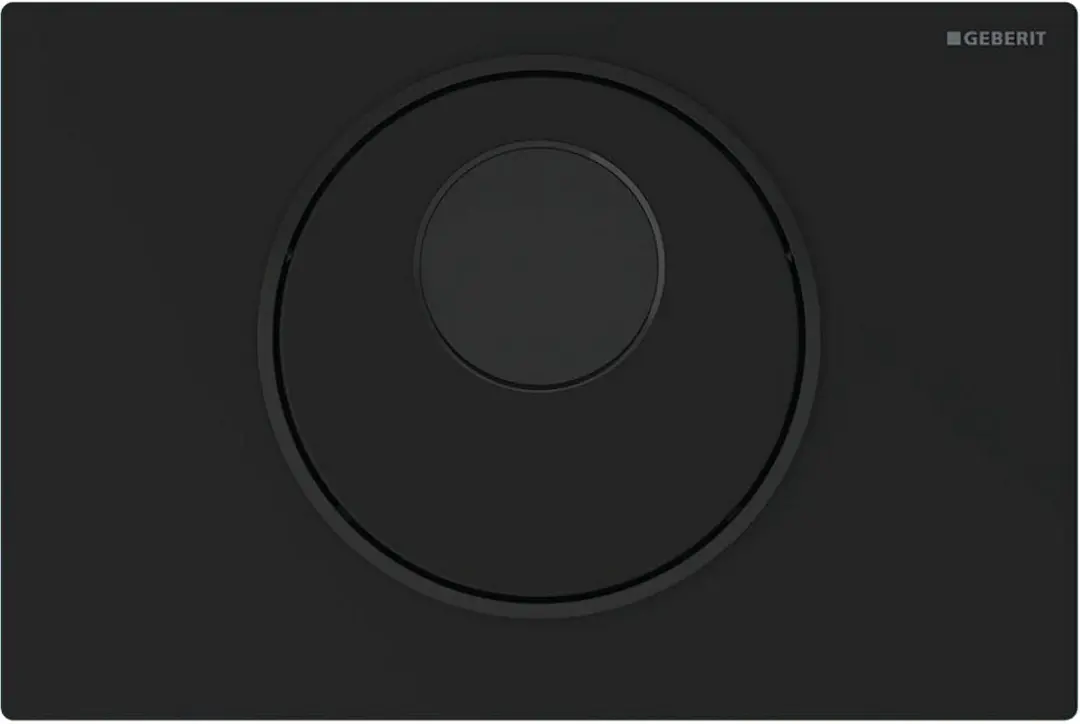 Geberit GE Sigma10 wc-bediening rond, elektron. spoeling net, autom/bl/man., mat