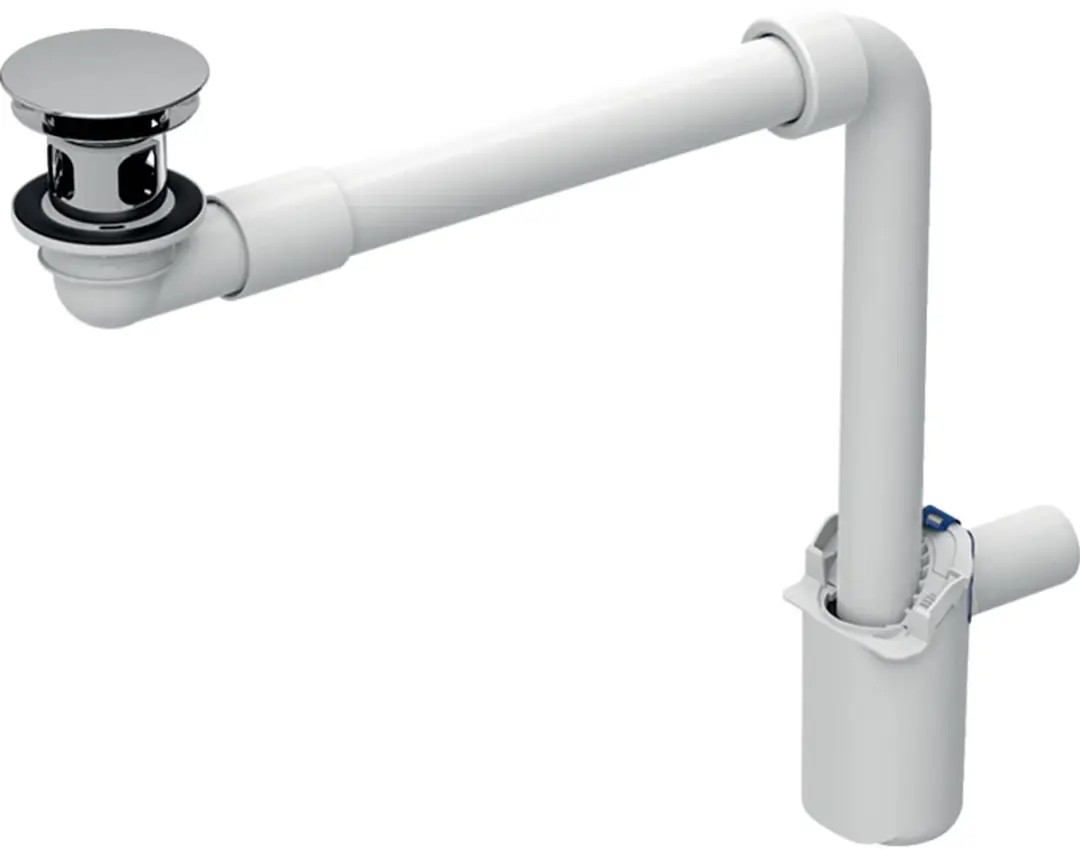 Geberit Wastafelafvoer, Vrije Uitloop En Plugdeksel: D=32Mm, Gl-Chroom
