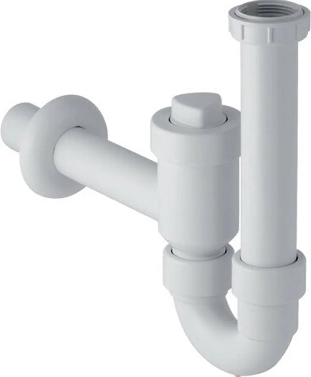 Geberit Uniflex Afsluitbare Sifon PP 6/4 - Wit - afbeelding 2 van 3
