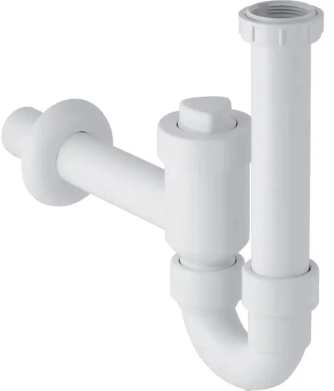 Geberit Uniflex Afsluitbare Sifon PP 6/4 - Wit - afbeelding 3 van 3