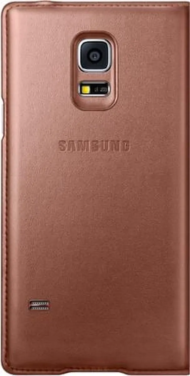 Samsung S View Cover Canvas Galaxy S5 Mini - Goud EF-CG800BDEGWW