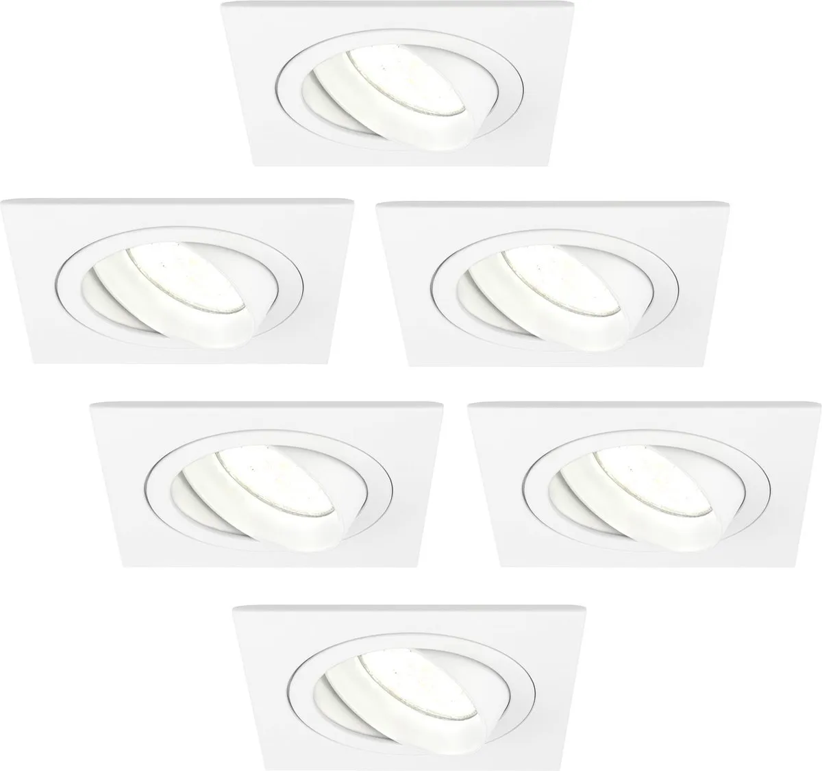 Ledvion 6x Inbouwspot Sevilla 3W 4000K