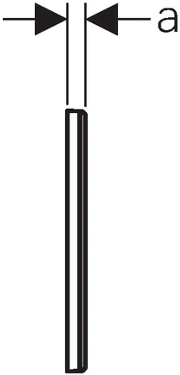 Geberit Omega70 - Afdekplaat Omega 115.082.00.1 - afbeelding 2 van 5