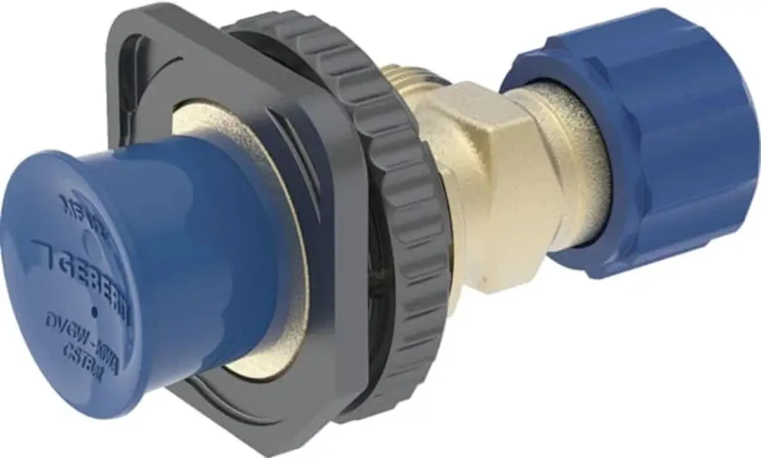 Geberit hoekstopkraan voor Sigma / Omega / Alpha inbouwreservoirs 12 cm, Kappa i