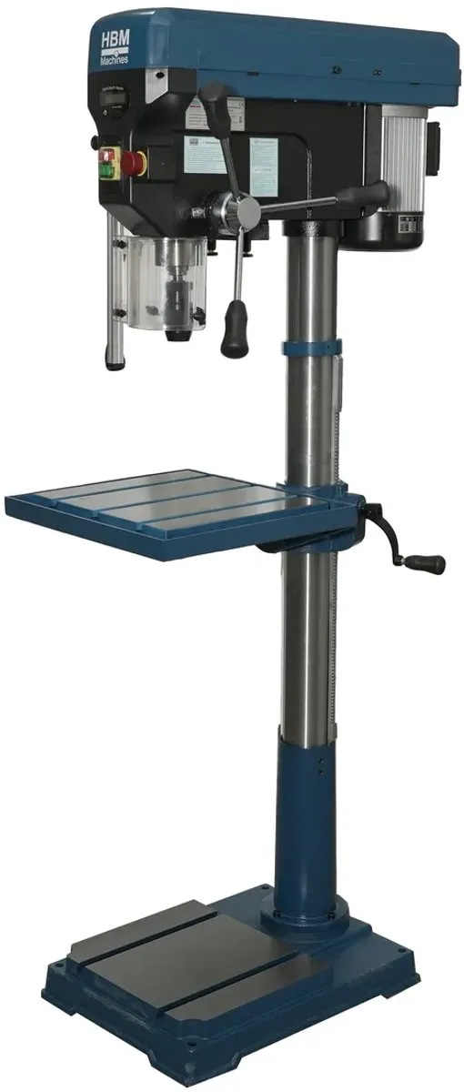HBM 32 mm kolomboormachine vloermodel met Digtale Uitlezing 230 Volt