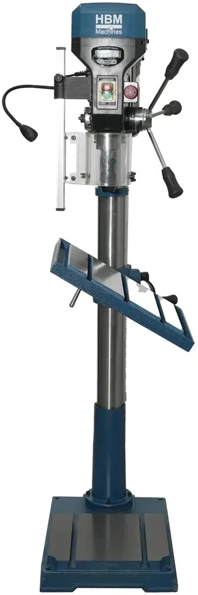 HBM 32 mm kolomboormachine vloermodel met Digtale Uitlezing 230 Volt