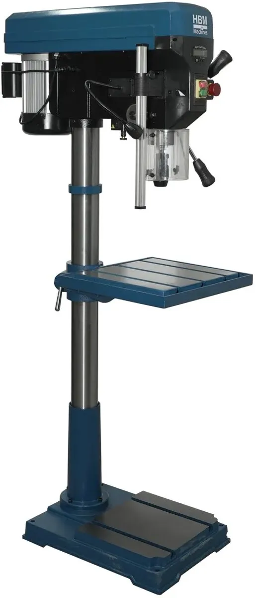 HBM 32 mm kolomboormachine vloermodel met Digtale Uitlezing 230 Volt