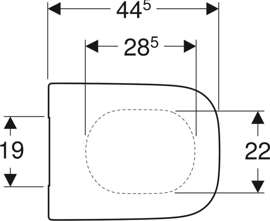 Geberit Renova Plan WC-zitting 500692011 - Wit - afbeelding 4 van 6