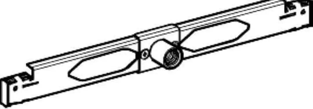 Geberit 242042001 Montagelat Urinoir - Wit - afbeelding 3 van 4
