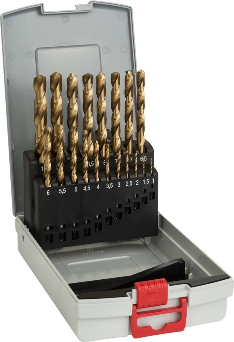 Bosch 19ST Metaalboorset Pro Box HSS-Tin