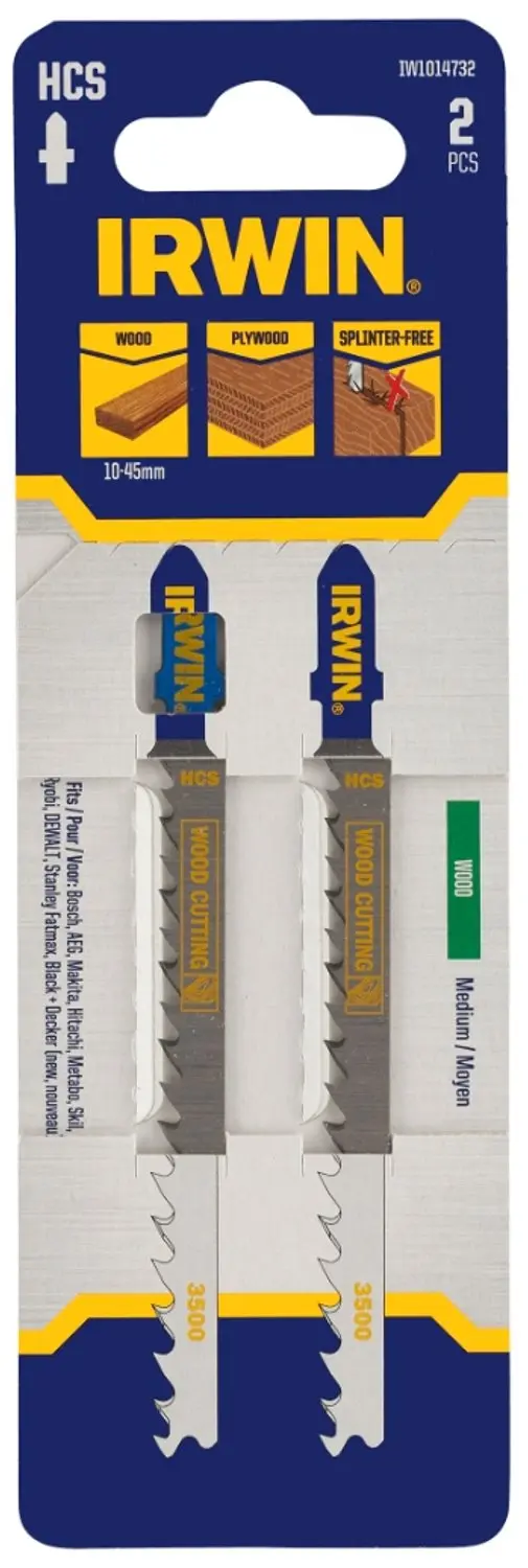 Irwin Pro decoupeerzaagblad medium T-aansluiting voor hout