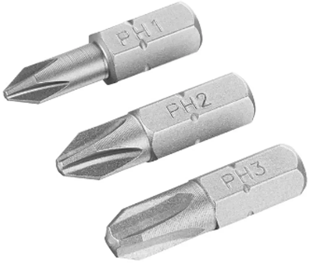 Irwin Schroefbit PH1/PH2/PH3 25mm - 3 Stuks - afbeelding 2 van 2