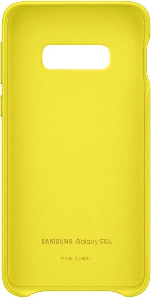 Samsung Galaxy S10e Lederen Hoes - Geel EF-VG970LYEGWW