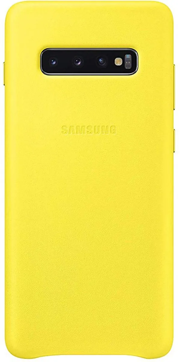 Samsung Galaxy S10e Lederen Hoes - Geel EF-VG970LYEGWW