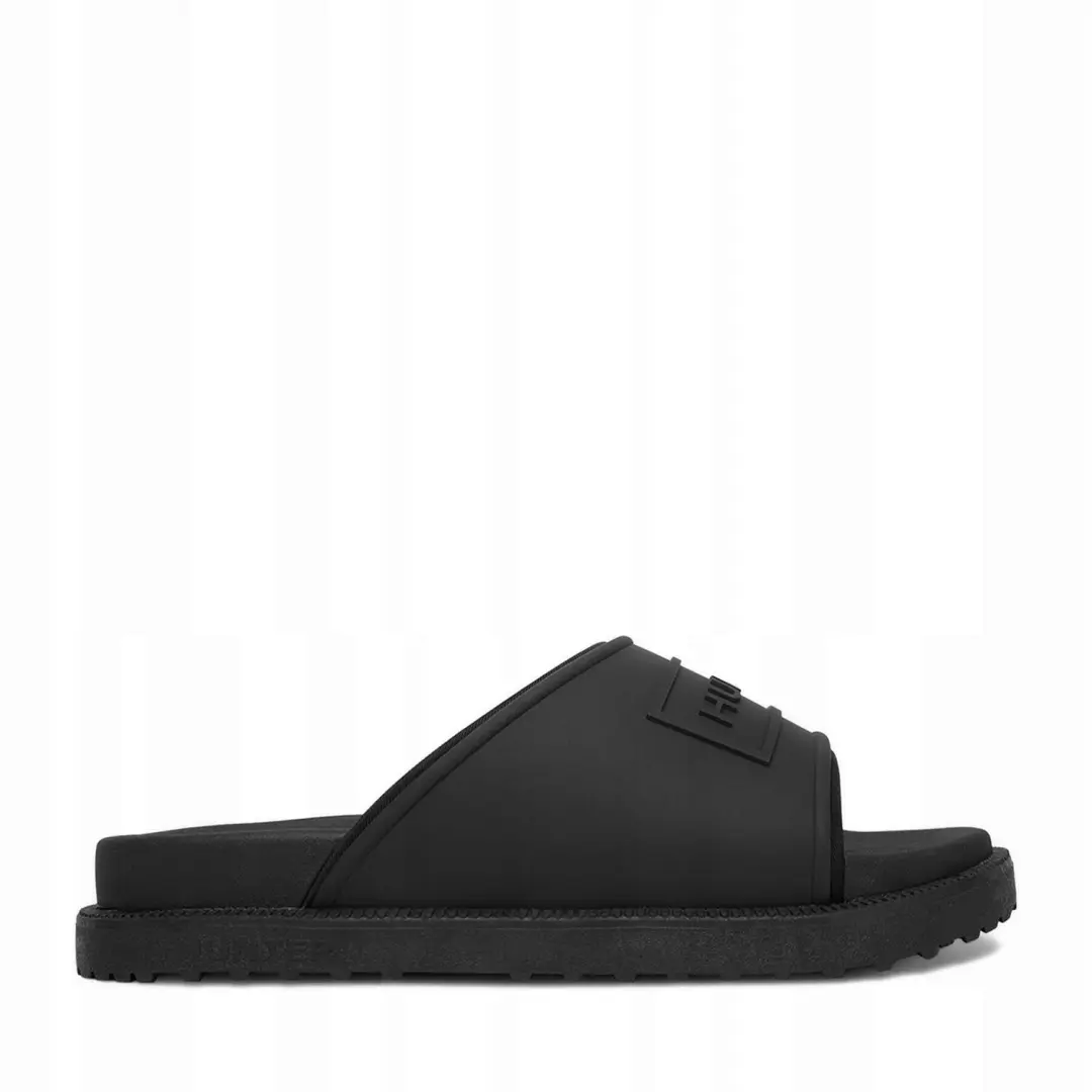 Hunter Dames Slippers Zwart