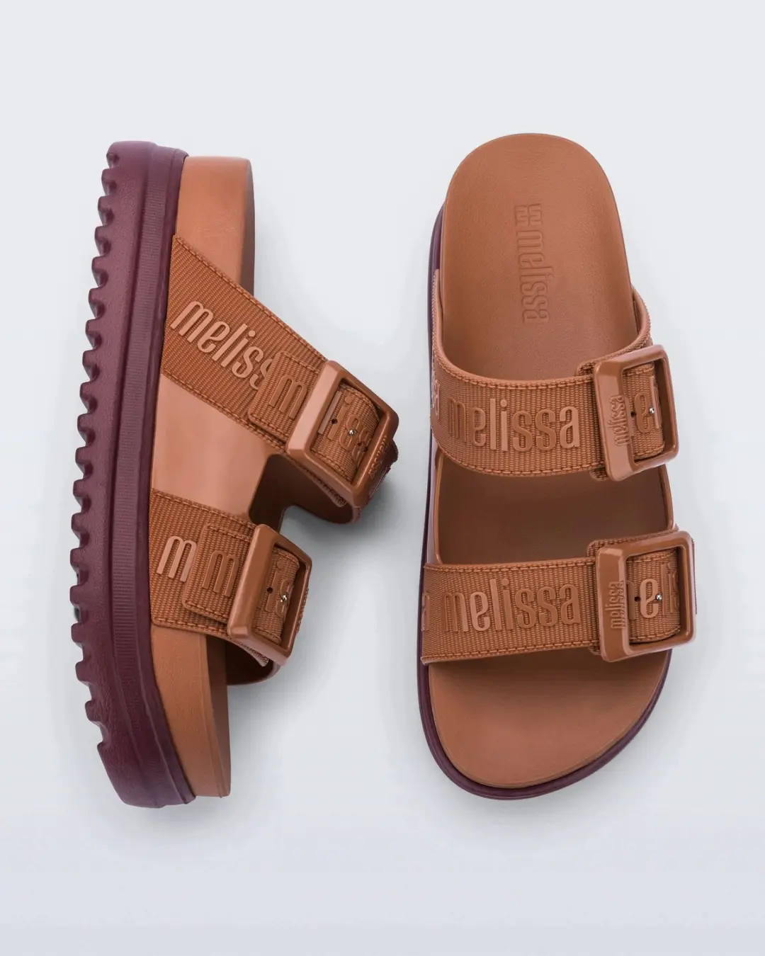 Melissa Cozy M Lover Platform Bruine Damesklompen Maat 35/36