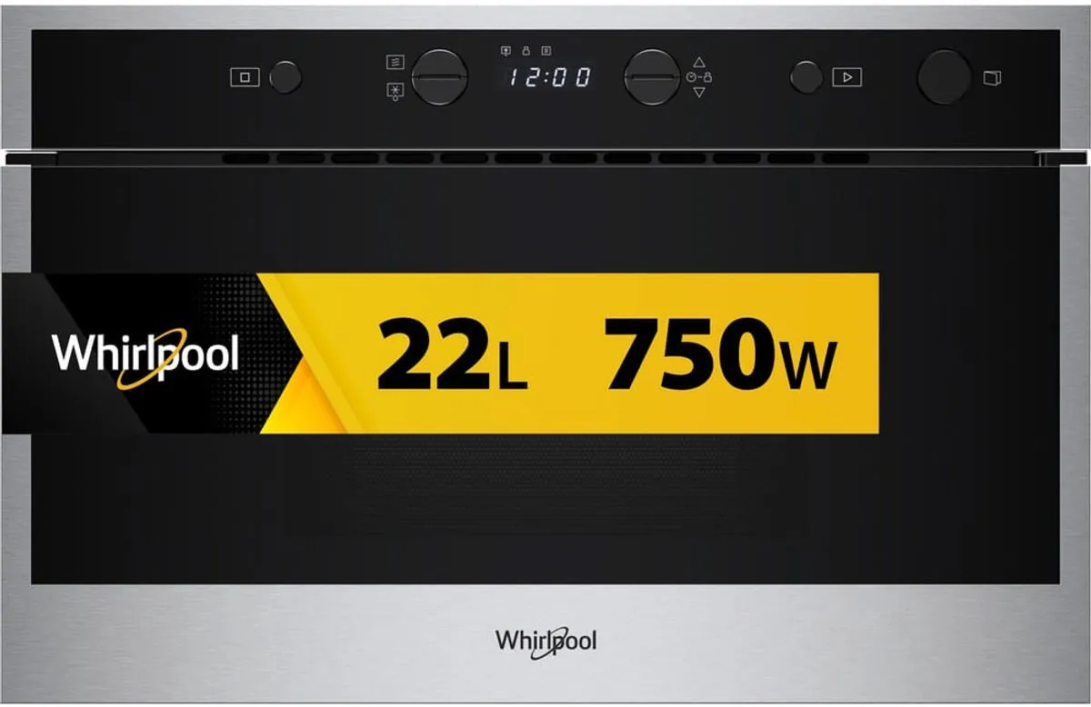 Whirlpool WMN461BX Solo-magnetron 22L 750W