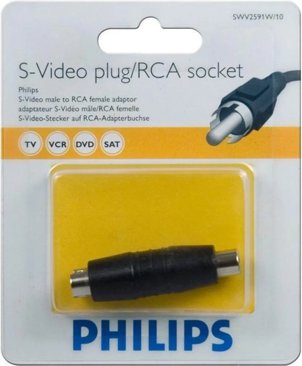 Philips SWV2591W/10 Adapter - Zwart