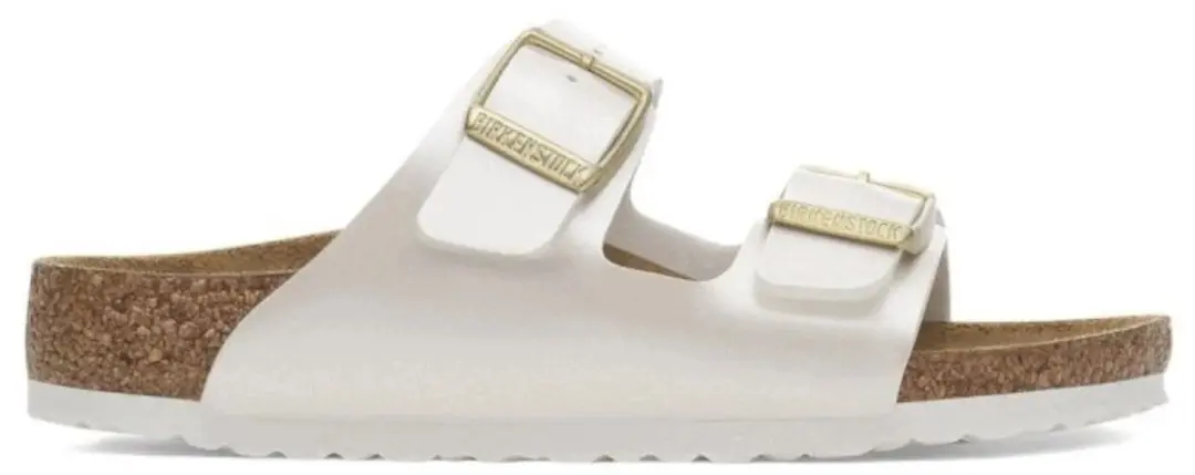 Birkenstock Arizona Kids BF Regular Witte Slippers