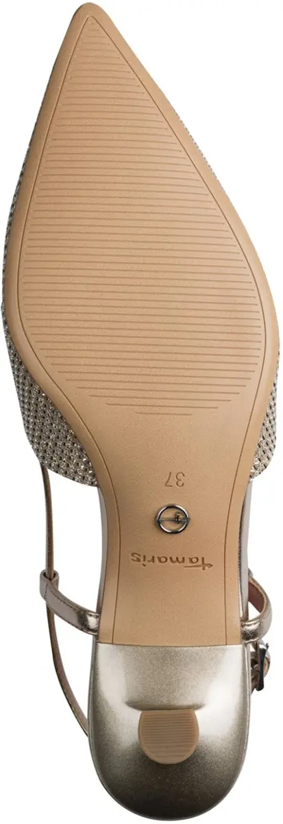 Tamaris 1-29512-46 Slingbacks - Metallic - Maat 41 - afbeelding 5 van 6