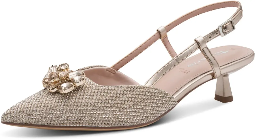 Tamaris 1-29512-46 Slingbacks - Metallic - Maat 41 - afbeelding 2 van 6