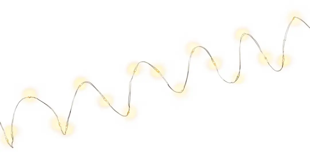 Goobay LED Lichtketting 20 Warmwitte Lampjes