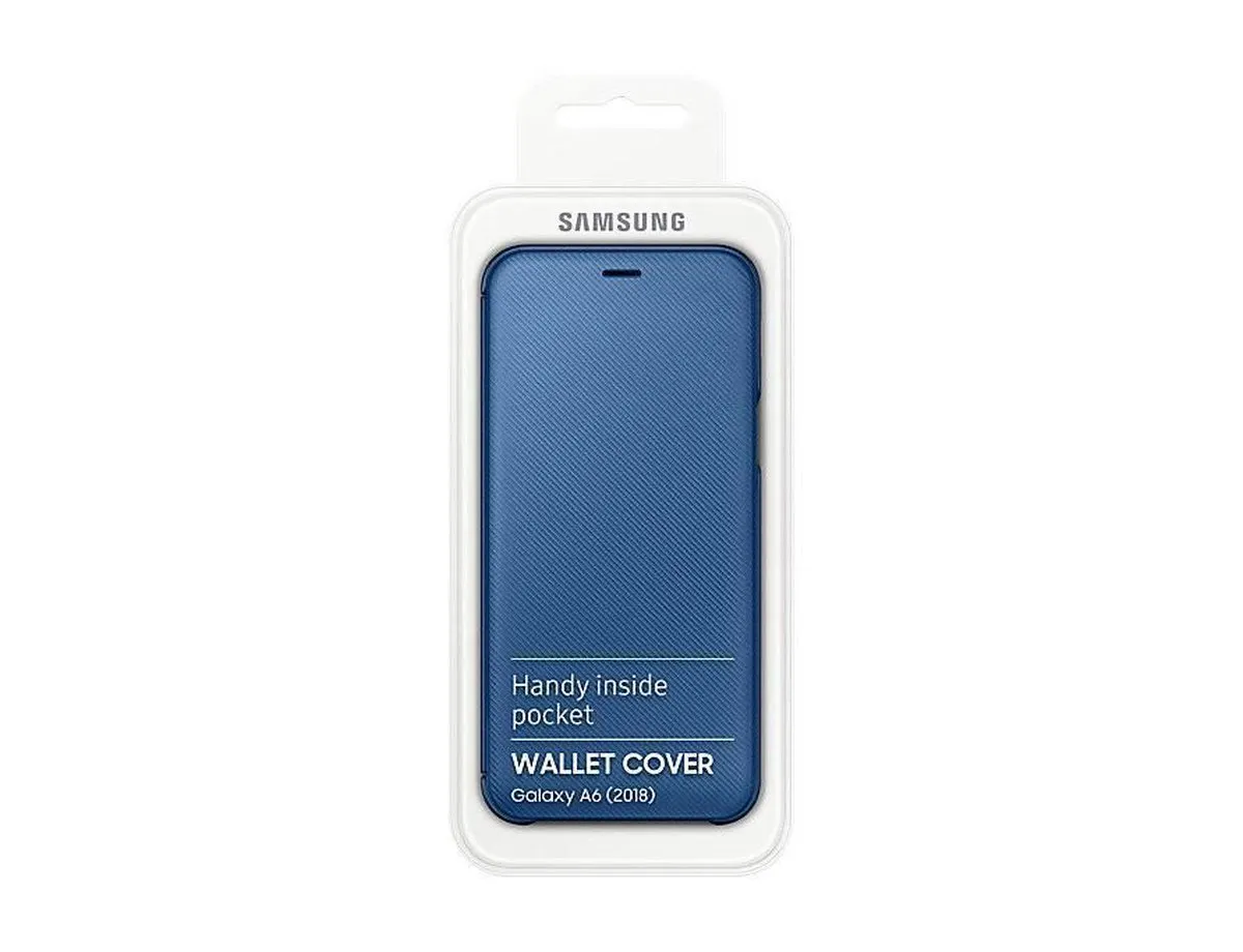 Samsung Galaxy A6 2018 Wallet Cover EF-WA600CLEGWW - Blauw