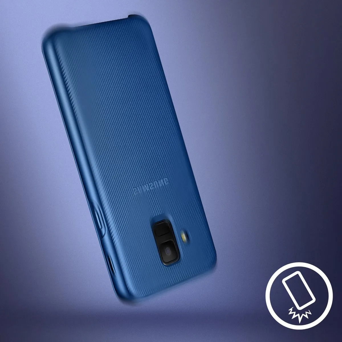 Samsung Galaxy A6 2018 Wallet Cover EF-WA600CLEGWW - Blauw