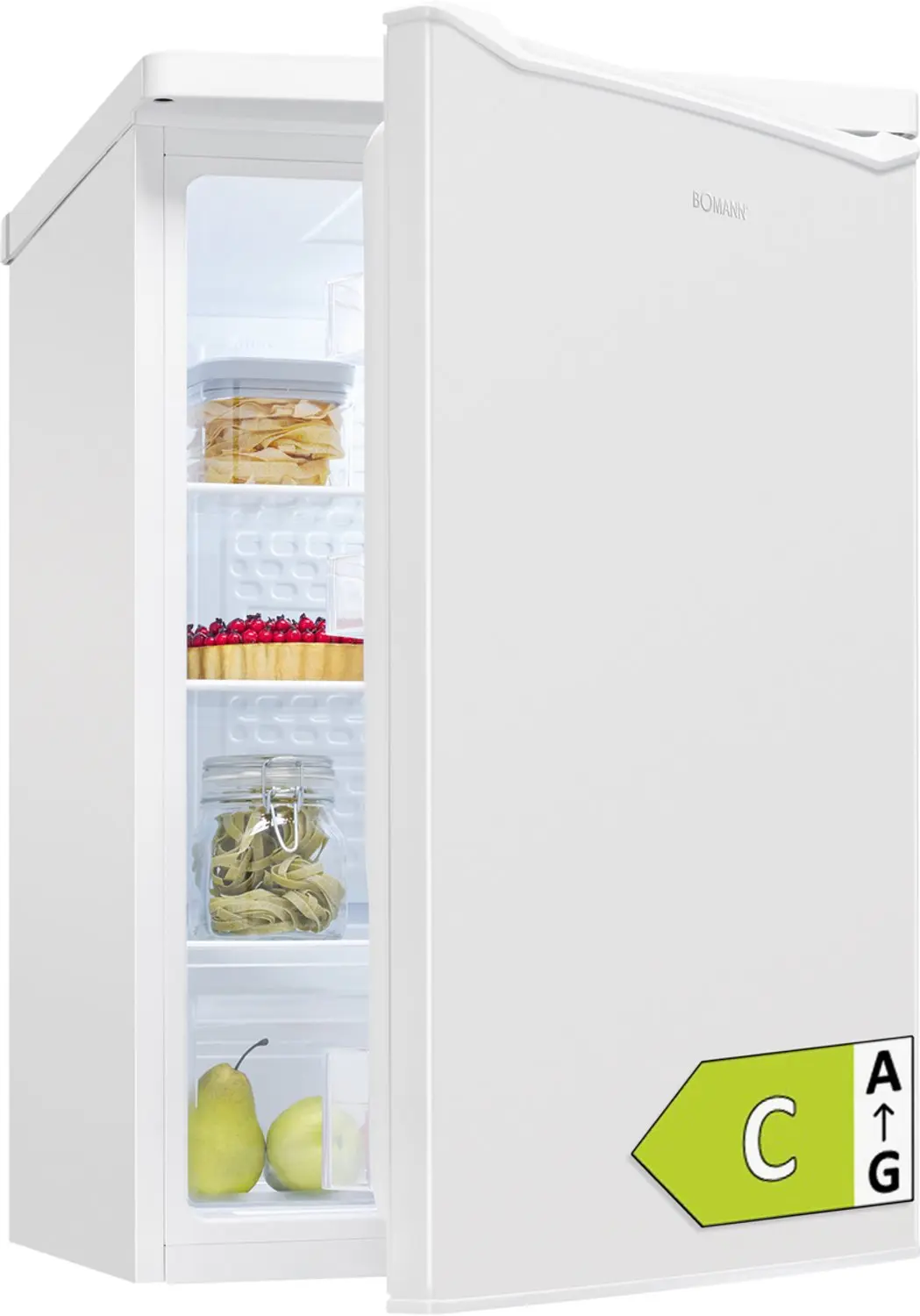 Bomann VS 7258 Koelkast zonder Vriesvak - 126 Liter - Energieklasse C - Inverter Compressor - Wit