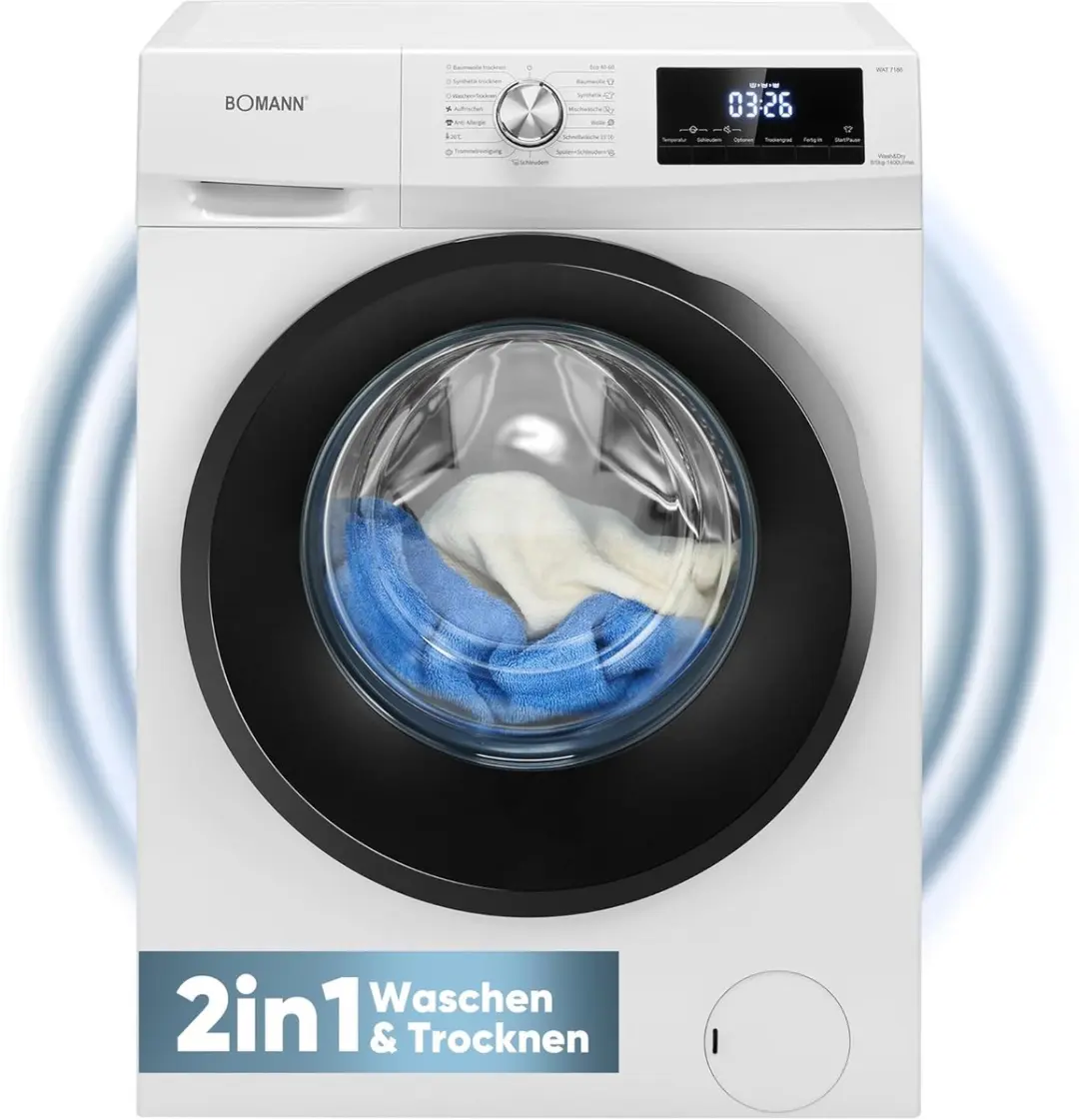Bomann WAT 7186 Was-droogcombinatie