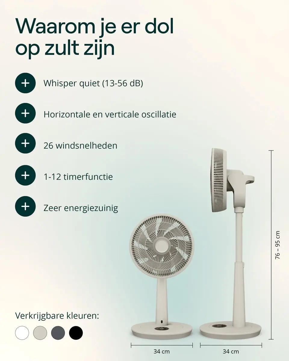 Duux Whisper 3 Statiefventilator - afbeelding 3 van 6