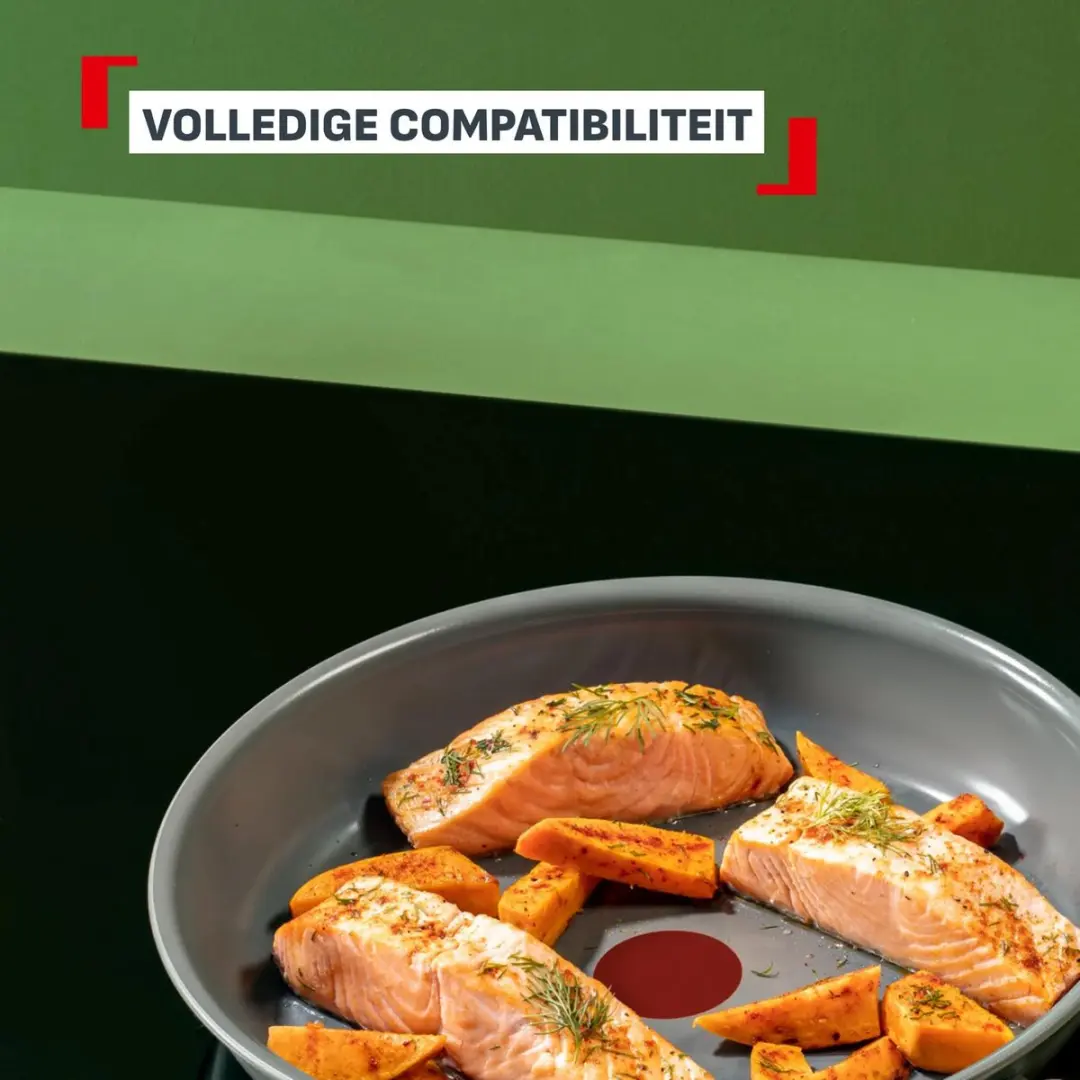 Tefal Renewal Keramische Koekenpannenset 24/28cm - 2-delig - afbeelding 3 van 6