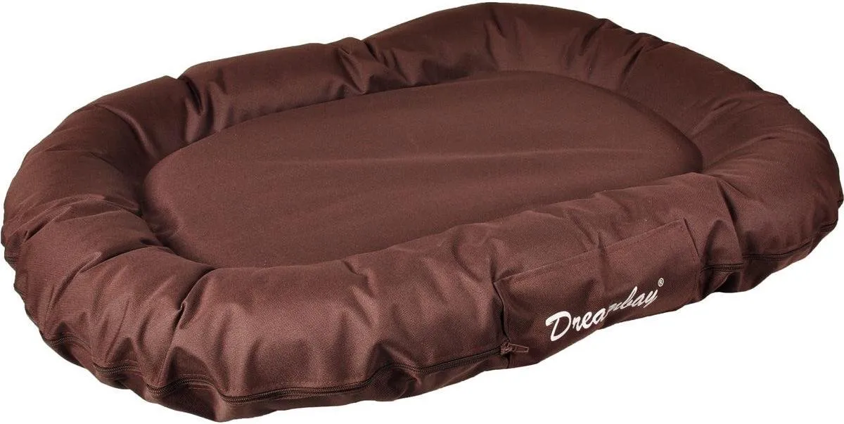 Flamingo Dreambay Ovaal Kussen 140x105x17cm - Bruin